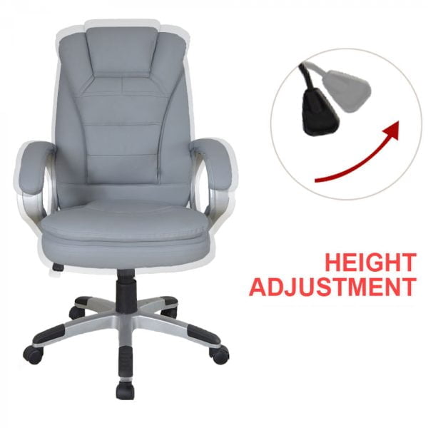 Chaise de bureau chaise de direction design de luxe ergonomique rembourrage extra épais - VDD World