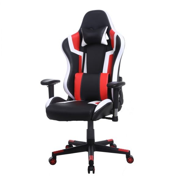 Chaise de jeu Chaise de bureau Tornado - réglable de manière ergonomique - chaise de jeu de course - VDD World