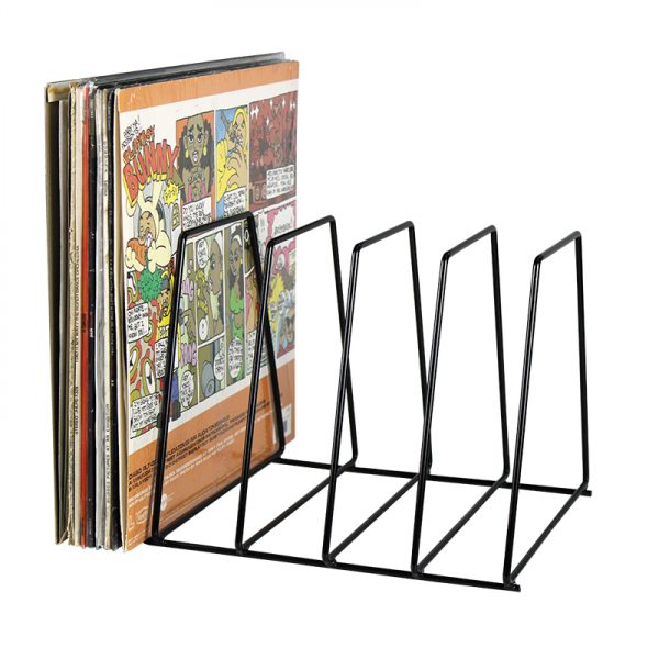 Support de plaque de rangement en vinyle LP pour 50 à 60 vinyles de 12 pouces noir - VDD World