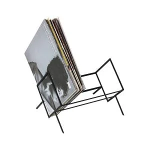 Boîtier en vinyle LP single 7 pouces pour le stockage de 70 à 100 singles en aluminium noir - VDD World