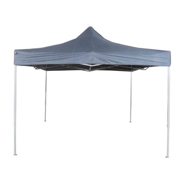 Tente de fête ANTHRACITE grise 3m x 3m pliable - VDD World