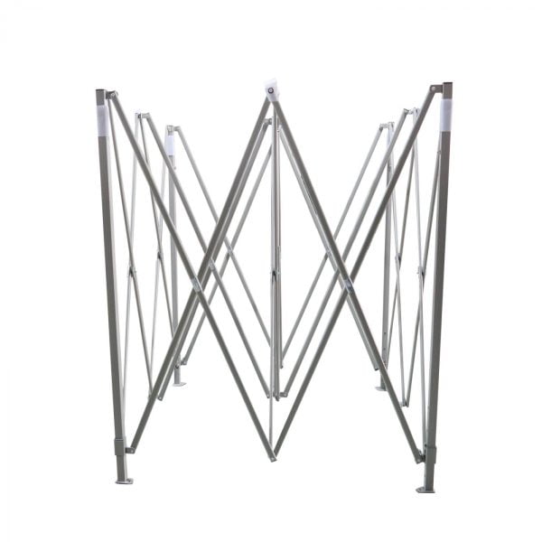 Tente de fête ANTHRACITE grise 3m x 3m pliable - VDD World