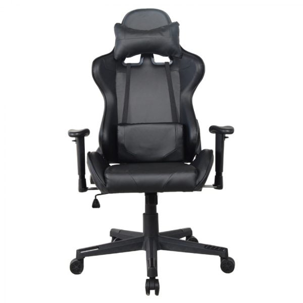Chaise de bureau chaise gaming Thomas - chaise style gaming racing - ergonomique - design noir - VDD World