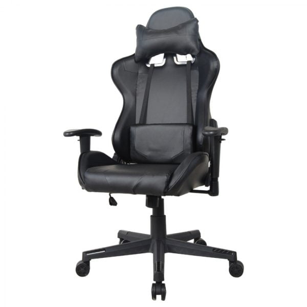 Chaise de bureau chaise gaming Thomas - chaise style gaming racing - ergonomique - design noir - VDD World