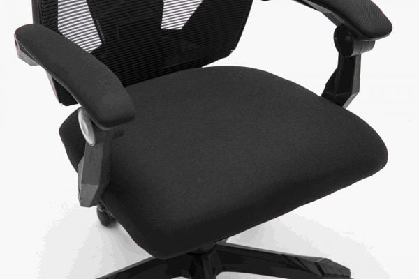 Chaise de bureau Fresno - chaise de jeu - noir - VDD World