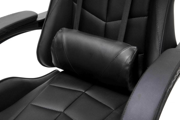 Chaise gaming Cyclone ados - chaise de bureau - chaise gaming racing - noir - VDD World