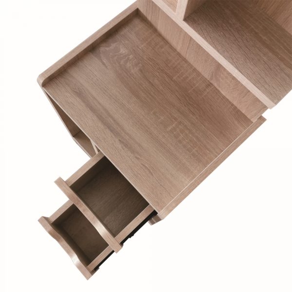 Table de chevet armoire murale 84 cm de haut marron clair - VDD World