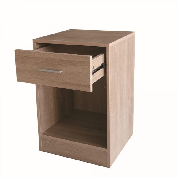 Meuble d'entrée de table de chevet - avec compartiment de rangement ouvert à tiroir - hauteur 60 cm - VDD World