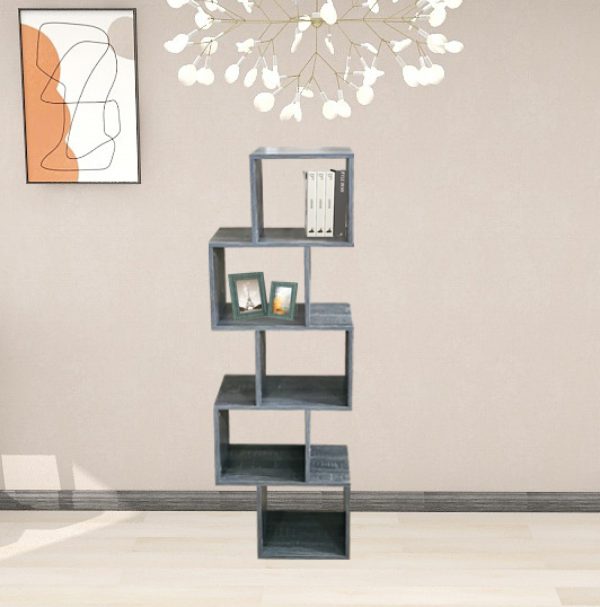 Séparateur d'espace compartiment design cube empilé Yoep 5 compartiments brun clair - VDD World