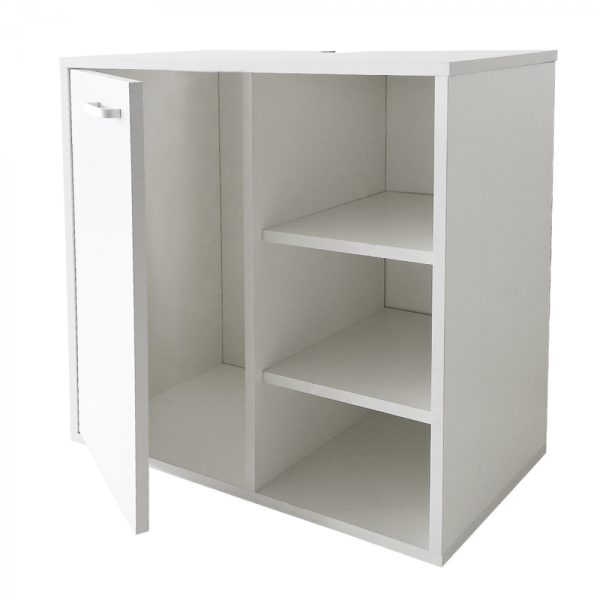 Meuble vasque - meuble de salle de bain - blanc - VDD World