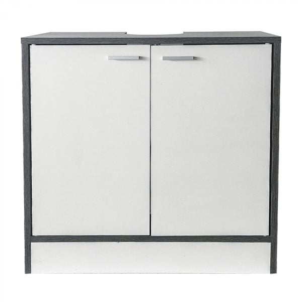 Meuble sous vasque - meuble de salle de bain - gris - VDD World