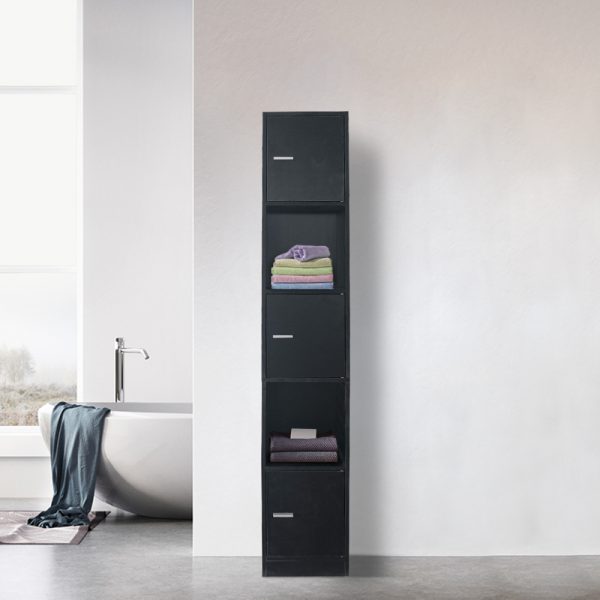 Meuble colonne salle de bain - meuble de rangement salle de bain chambre ou couloir - hauteur 180 cm - VDD World