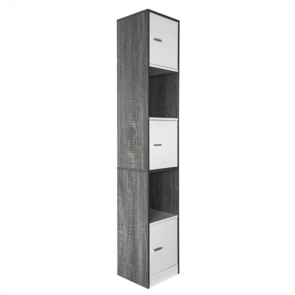 Meuble colonne salle de bain - meuble de rangement salle de bain chambre ou couloir - hauteur 180 cm - VDD World