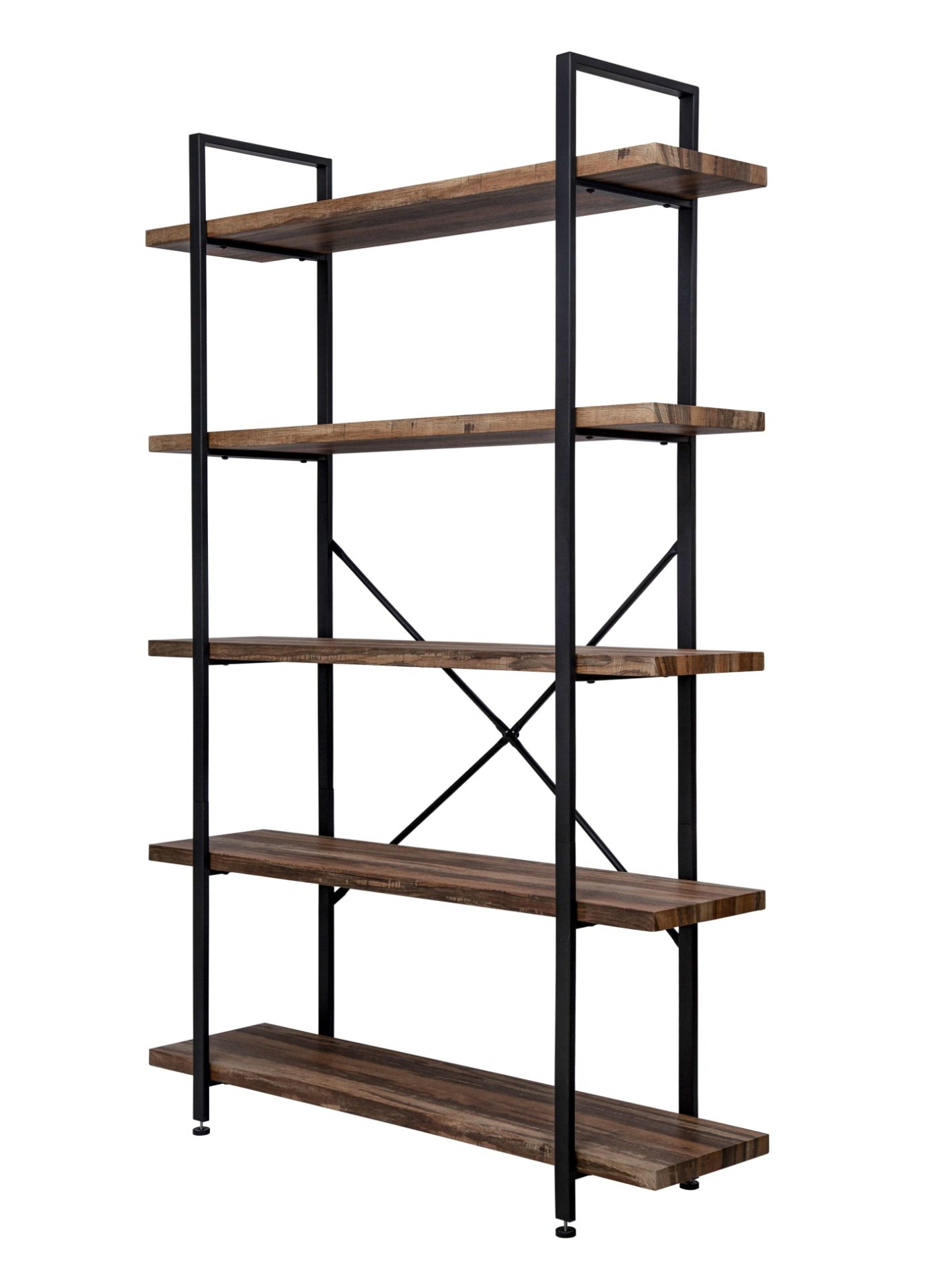 Armoire murale bibliothèque Tough design industriel métal métal 178 cm haut noir - VDD World Armoire murale bibliothèque Tough design industriel métal métal 178 cm haut noir - VDD World