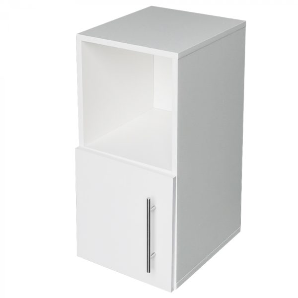 Table de chevet - meuble d'entrée - 64 cm de haut - blanc - VDD World