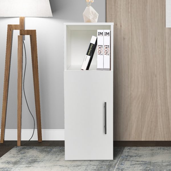 Armoire d'entrée - table de chevet - hauteur 90 cm - blanc - VDD World
