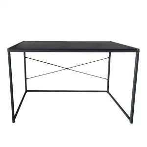Bureau - meuble informatique - 140 cm de large et 50 cm de profondeur - noir - VDD World