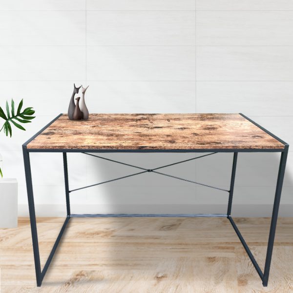 Desk Stoer - table pour ordinateur portable - table d'ordinateur - design industriel - 120 x 60 cm - VDD World