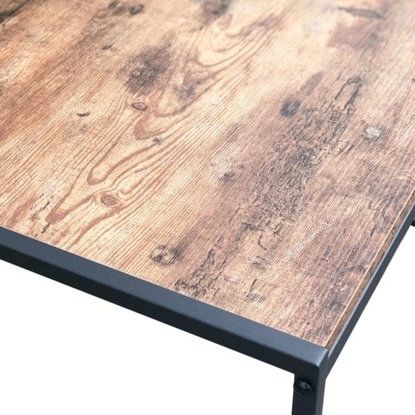 Desk Stoer - table pour ordinateur portable - table d'ordinateur - design industriel - 120 x 60 cm - VDD World