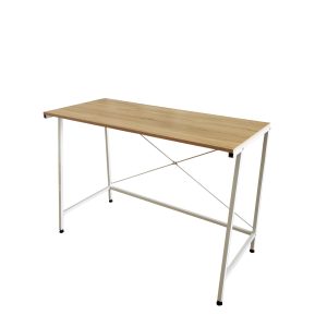 Bureau industriel plateau BLANC BLANK 110 cm x 50 cm x 75 cm