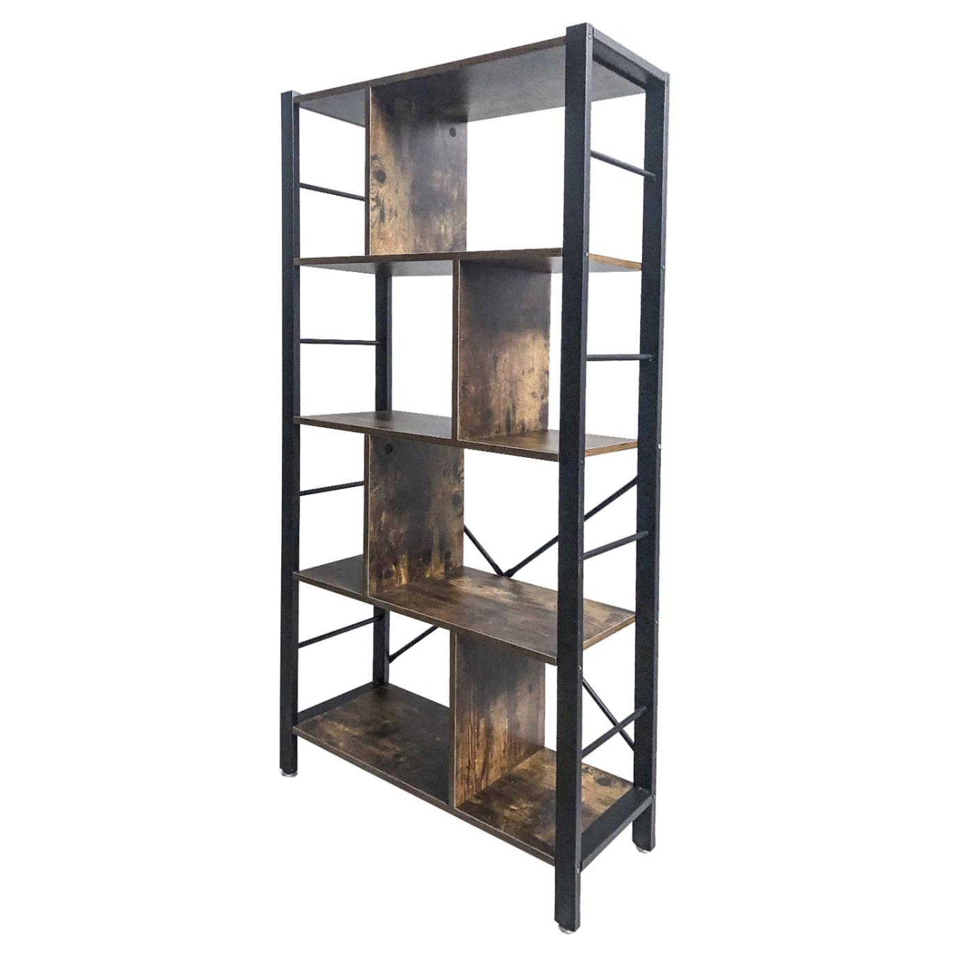 Armoire murale bibliothèque Design industriel robuste métal bois 154 cm de haut - VDD World Armoire murale bibliothèque Design industriel robuste métal bois 154 cm de haut - VDD World
