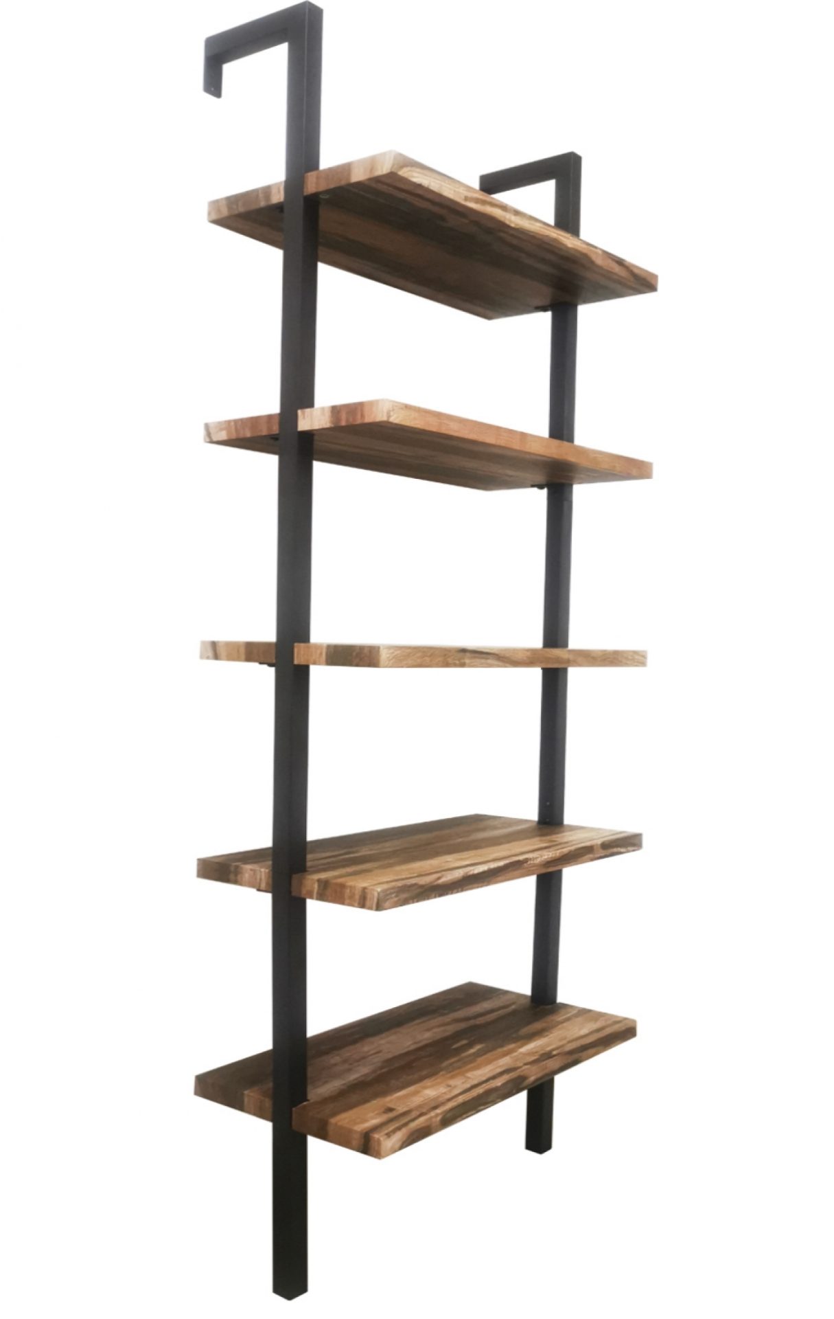Bibliothèque échelle murale Tough - bois métal industriel - hauteur 184 cm - noir - VDD World Bibliothèque échelle murale Tough - bois métal industriel - hauteur 184 cm - noir - VDD World