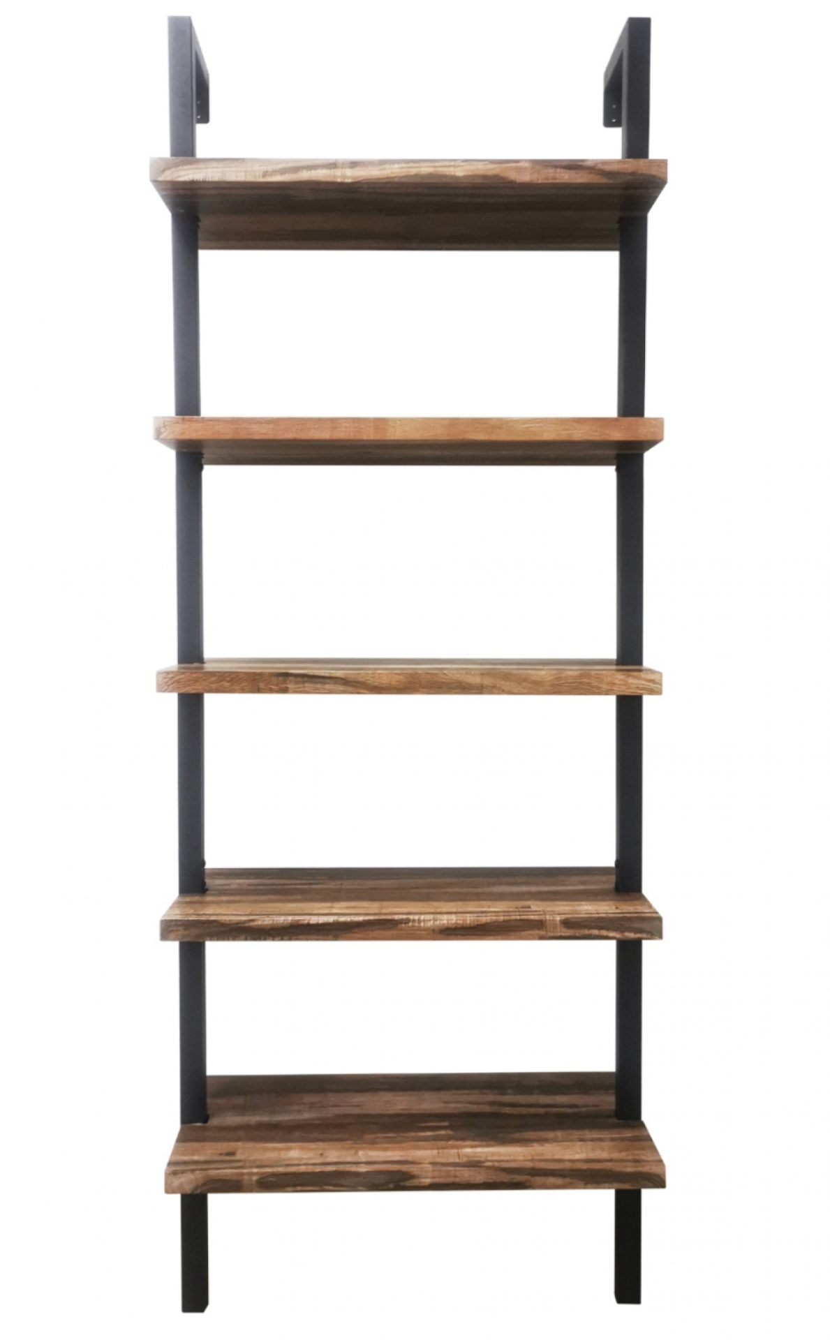 Bibliothèque échelle murale Tough - bois métal industriel - hauteur 184 cm - noir - VDD World Bibliothèque échelle murale Tough - bois métal industriel - hauteur 184 cm - noir - VDD World