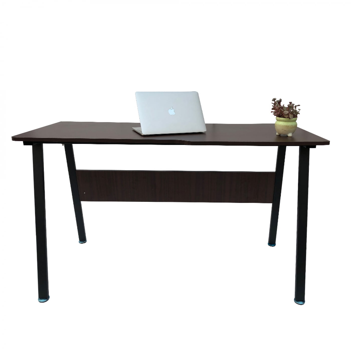 Table d'ordinateur bureau Tough - 130 cm de large - bois marron métal noir - VDD World Table d'ordinateur bureau Tough - 130 cm de large - bois marron métal noir - VDD World