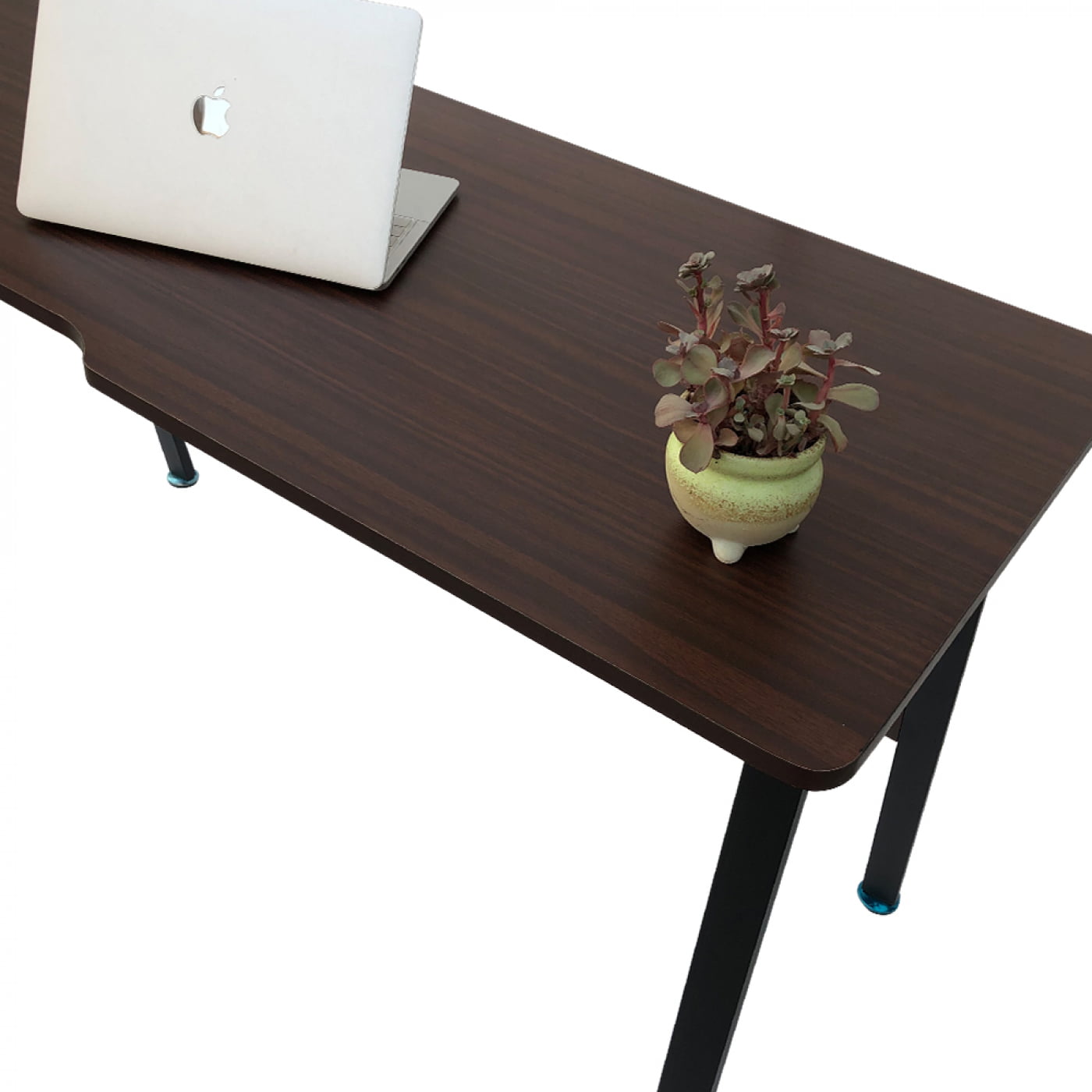 Table d'ordinateur bureau Tough - 130 cm de large - bois marron métal noir - VDD World Table d'ordinateur bureau Tough - 130 cm de large - bois marron métal noir - VDD World