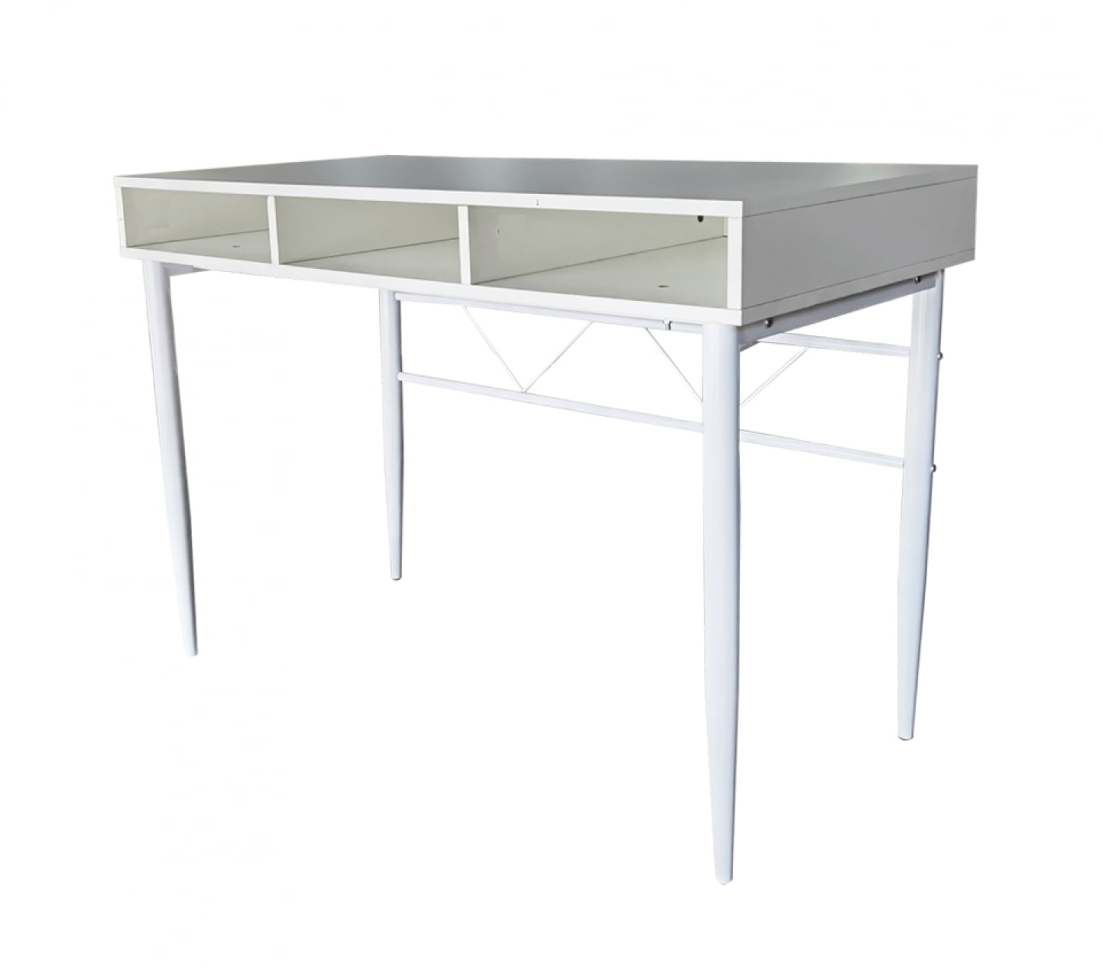 Bureau Stoer - table d'appoint hall ou couloir - style industriel moderne - blanc - VDD World Bureau Stoer - table d'appoint hall ou couloir - style industriel moderne - blanc - VDD World