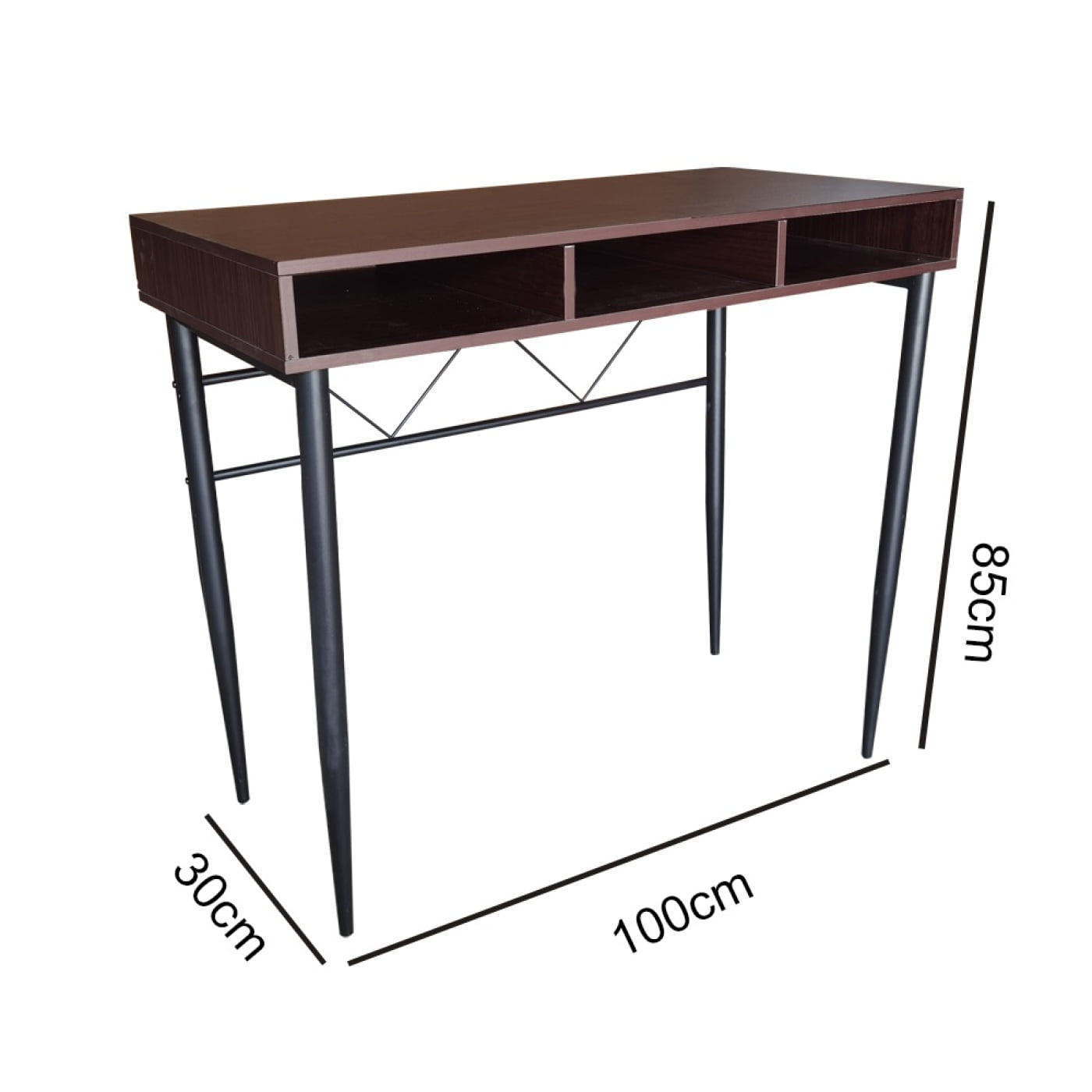 Table d'appoint - table console - buffet d'entrée - table murale - marron foncé vintage - VDD World Table d'appoint - table console - buffet d'entrée - table murale - marron foncé vintage - VDD World