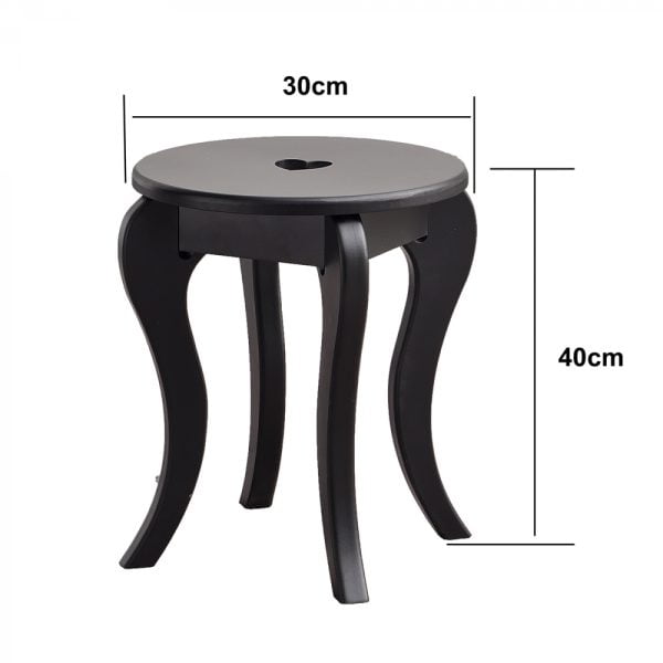Coiffeuse design coeur - maquillage table de maquillage pépinière fille avec tabouret - VDD World