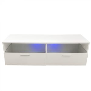 Support de télévision sur pied - support tv pivotant - hauteur réglable de 134 cm à 146 cm - VDD World