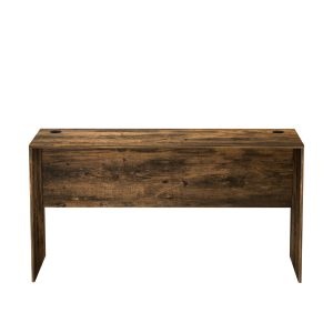 Bureau - table pour ordinateur portable - 140 cm de large et 50 cm de profondeur - noyer