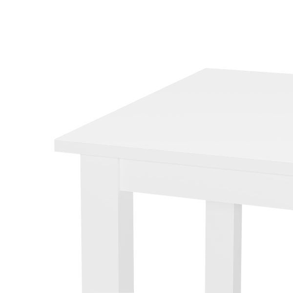 Table de bureau - table de cuisine - largeur 110 cm - blanc - VDD World
