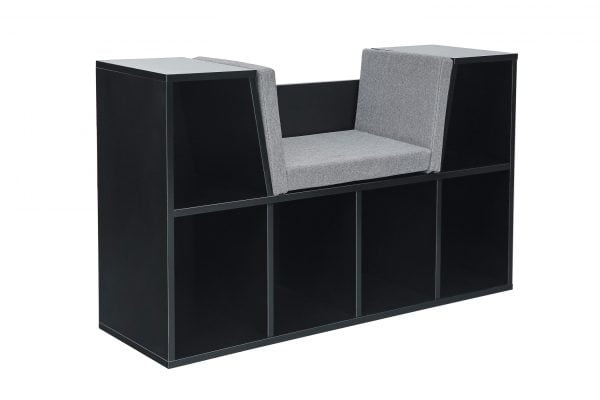 Meuble à chaussures avec coussin d'assise - range chaussures bottes - VDD World