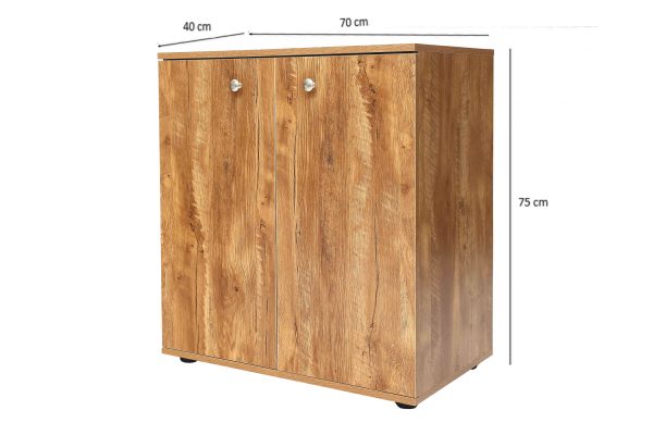 Classeur armoire de rangement Vandol mini blanc hauteur 74 cm - VDD World
