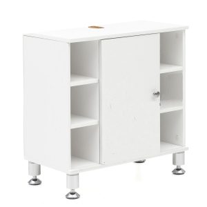 Meuble pour salle de bain meuble vasque Clevaso blanc