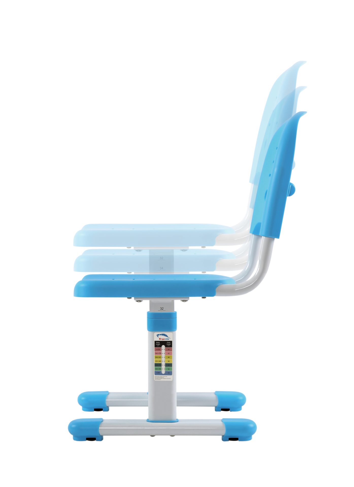 Bureau pour enfants avec chaise de bureau - table à dessin - réglable en hauteur de manière ergonomi - VDD World Bureau pour enfants avec chaise de bureau - table à dessin - réglable en hauteur de manière ergonomi - VDD World