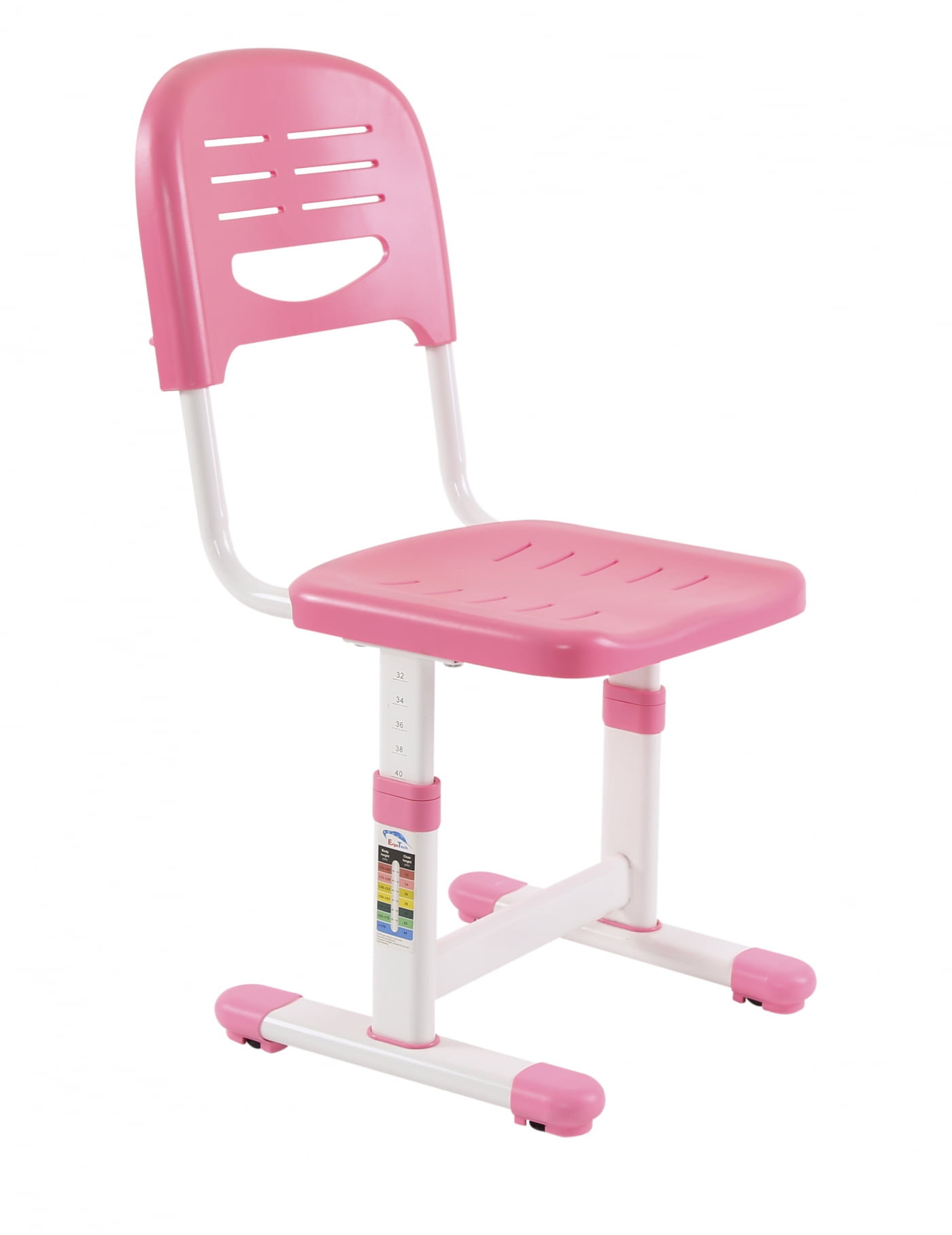 Bureau avec chaise de bureau fille - table à dessin - réglable en hauteur de manière ergonomique - VDD World Bureau avec chaise de bureau fille - table à dessin - réglable en hauteur de manière ergonomique - VDD World