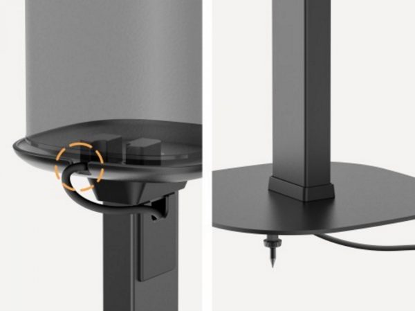 Pied d'enceinte Deluxe - compatible avec Sonos® One et Sonos® One SL - réglable en hauteur - VDD World