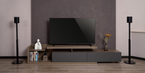 Pied d'enceinte Deluxe - compatible avec Sonos® One et Sonos® One SL - réglable en hauteur - VDD World