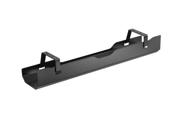 Chemin de câbles pour sous le bureau - 60 cm de large - noir - VDD World