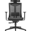 Chaise de bureau deluxe ergonomique - chaise de bureau - entièrement réglable - tissu résille