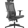 Chaise de bureau deluxe ergonomique - chaise de bureau - entièrement réglable - tissu résille – Image 5