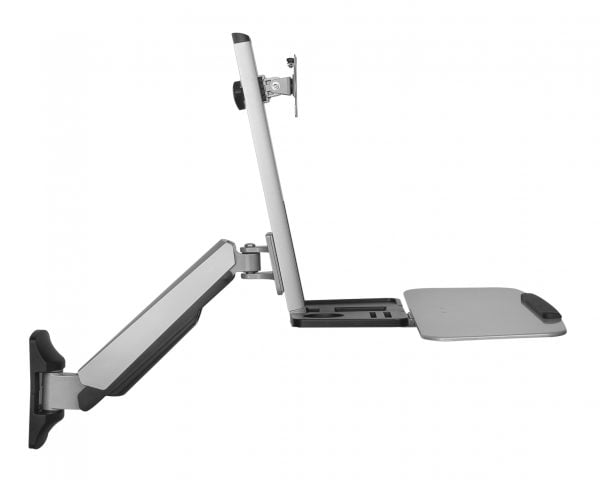 Support mural de bureau assis-debout - support de moniteur support de bureau pour clavier - VDD World