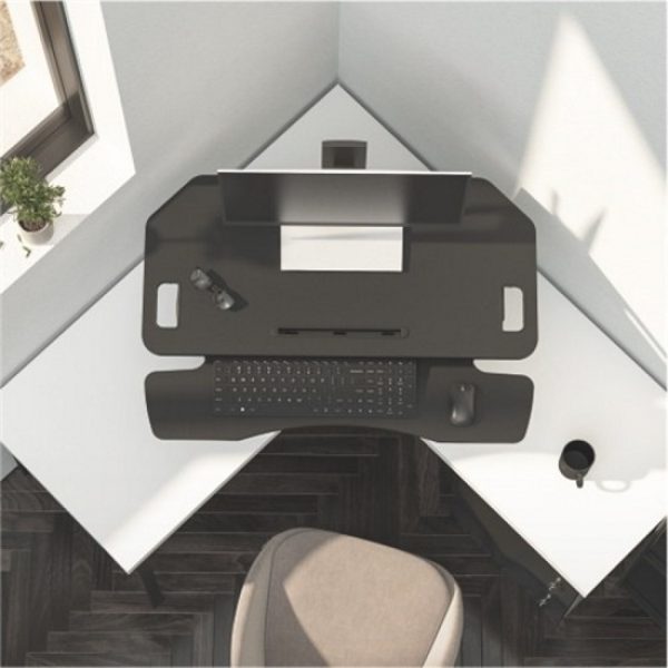Rehausseur de bureau assis stand de travail - bureau réglable en hauteur - 95 cm de large - VDD World