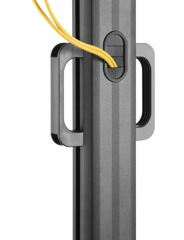 Meuble TV - Base TV - mobile - réglable en hauteur jusqu'à 160 cm - VDD World