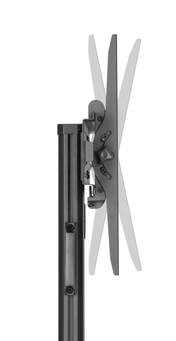 Meuble TV - Base TV - mobile - réglable en hauteur jusqu'à 160 cm - VDD World