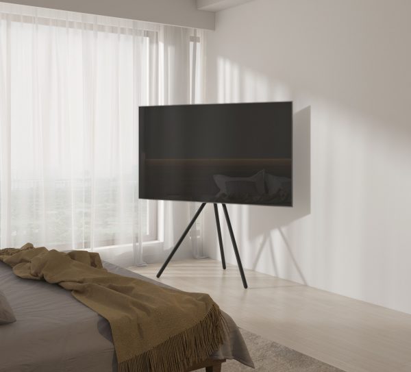 Support pour téléviseur chevalet d'artiste design studio - hauteur 134 cm - jusqu'à 70 pouces - VDD World